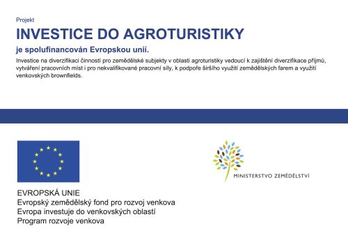 EU - investice do agroturistiky